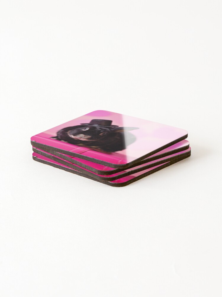Alternate view of Valentine Bunny Rabbit Coasters (Set of 4)