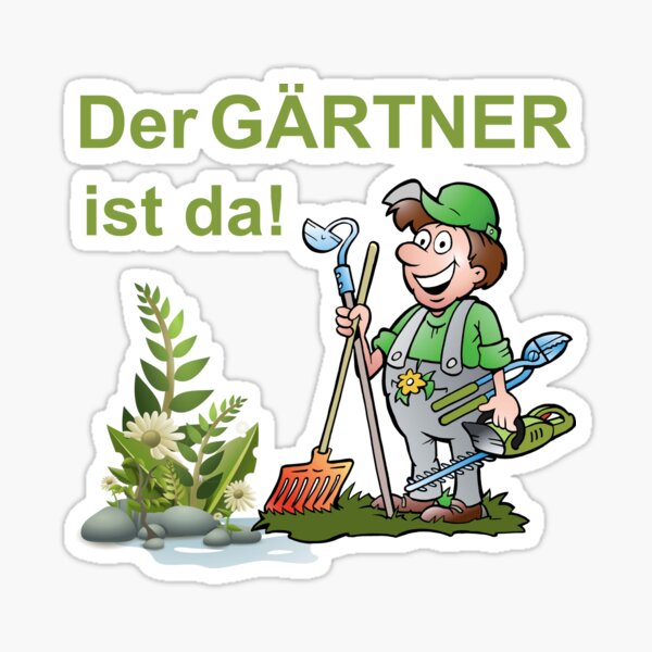 Item preview, The GARDENER is here! designed and sold by Oberlaender.