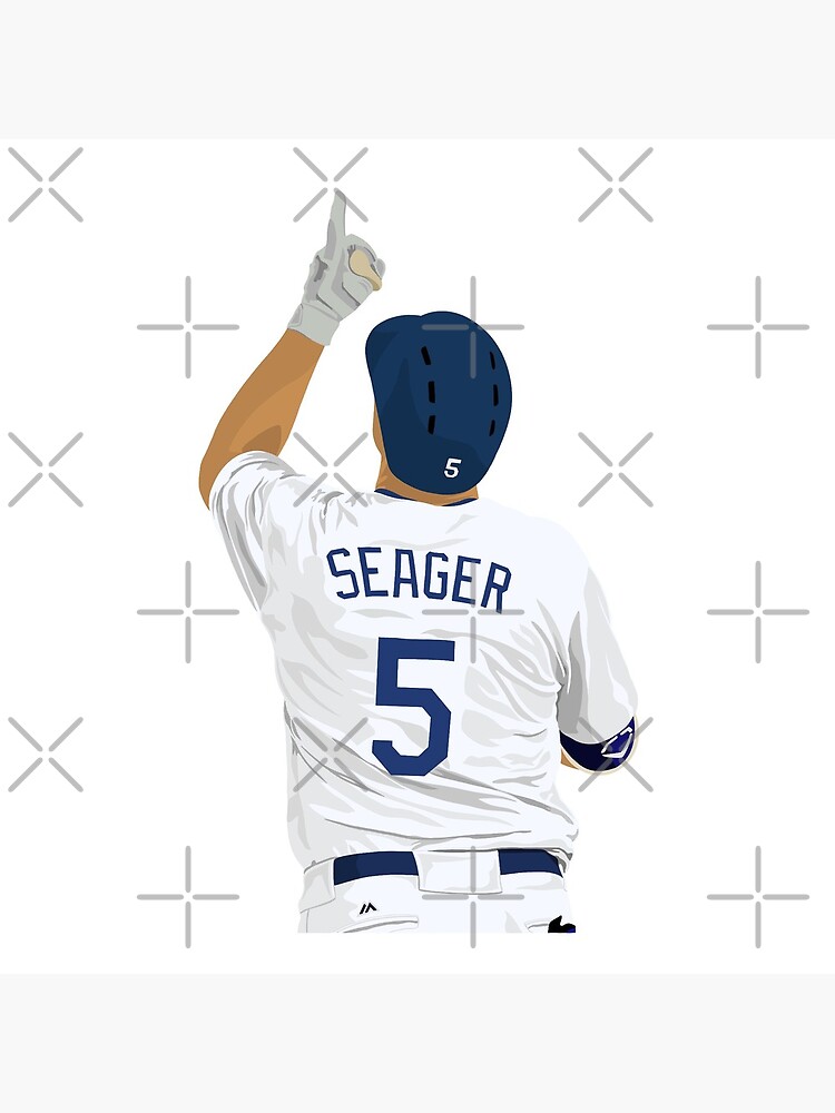 Nike MLB Los Angeles Dodgers Blue Jersey Corey Seager #5 Size XL NWT