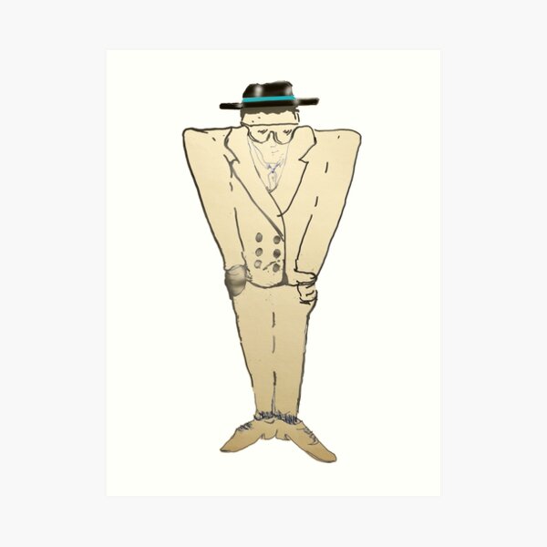 Coolest jazz cat on the scene, ZOOT Art Print