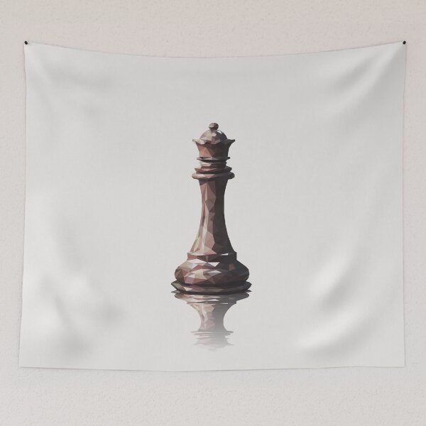 Item preview, chess queen low poly style designed and sold by psychoshadow.