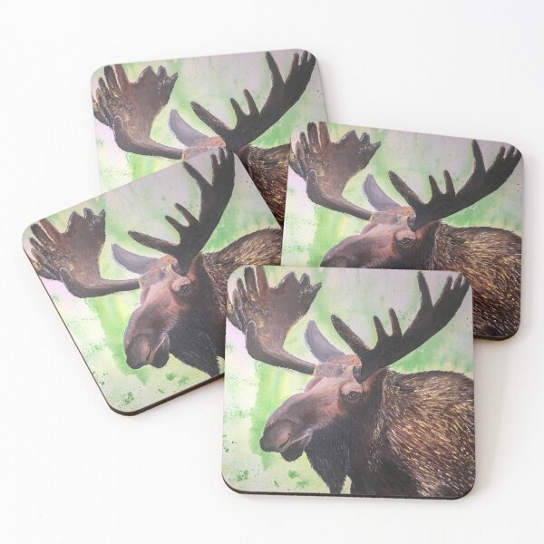 Item preview, Moose-Green designed and sold by Austin Fabinski Art.