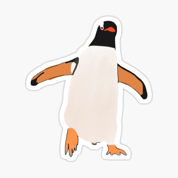 Item preview, Badly Drawn - Gentoo Penguin designed and sold by tegenn27.