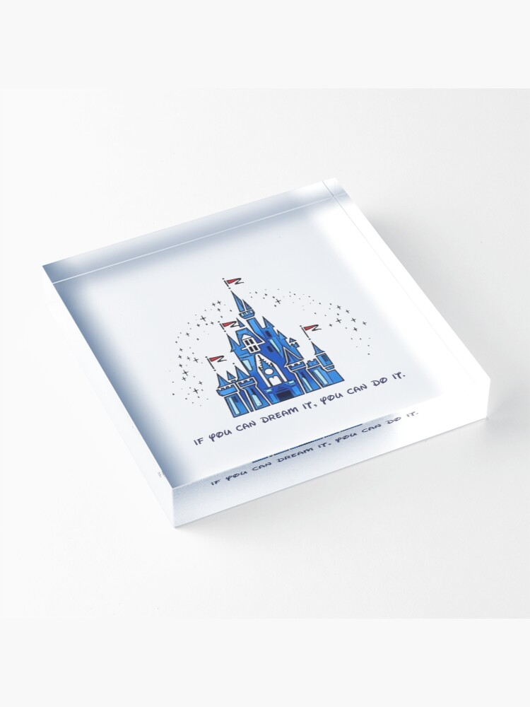 Thumbnail 3 of 5, Acrylic Block, if you can dream it, you can do it. designed and sold by AveryDesigns.