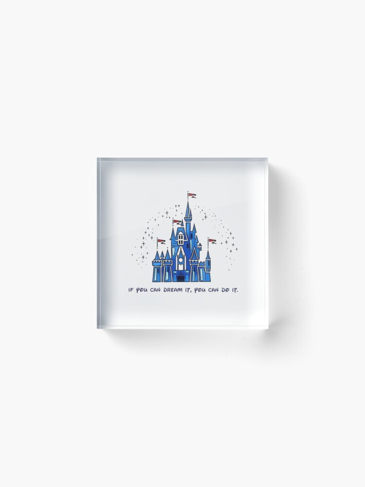 Thumbnail 2 of 5, Acrylic Block, if you can dream it, you can do it. designed and sold by AveryDesigns.
