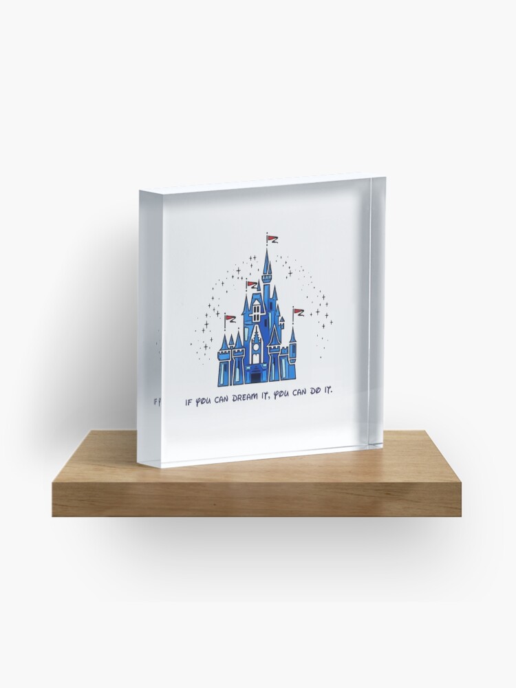 Thumbnail 1 of 5, Acrylic Block, if you can dream it, you can do it. designed and sold by AveryDesigns.