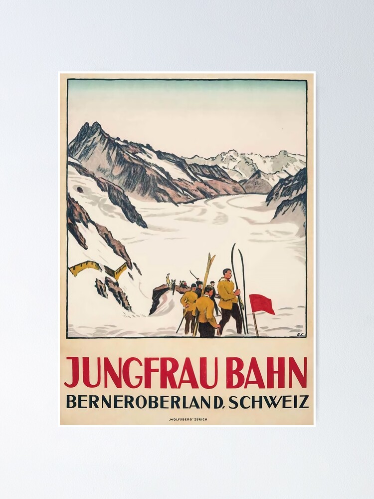 Alternate view of Jungfrau Bahn Poster