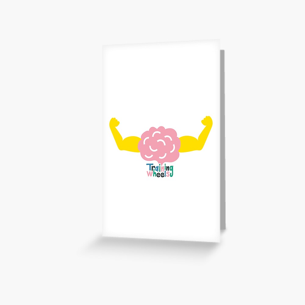 Cerebro musculado Tarjetas de felicitación