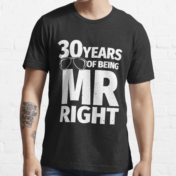 Matching Married Couples Gift - 30th Wedding Anniversary Essential T-Shirt