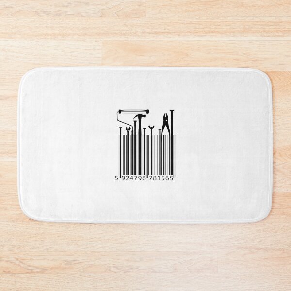 Item preview, Funny Worker Tradesman Barcode Tool designed and sold by phoxydesign.