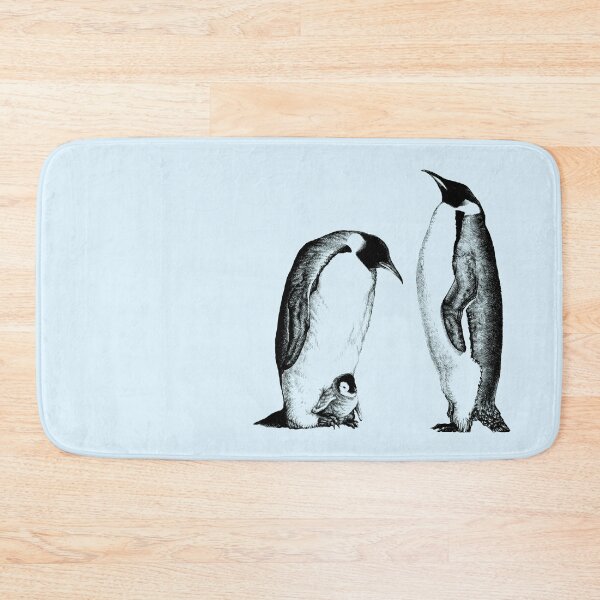 Item preview, Emperor Penguin Family Animal Portrait (for light products) designed and sold by MMMSdesigns.