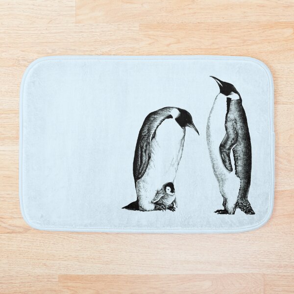 Item preview, Emperor Penguin Family Animal Portrait (for light products) designed and sold by MMMSdesigns.