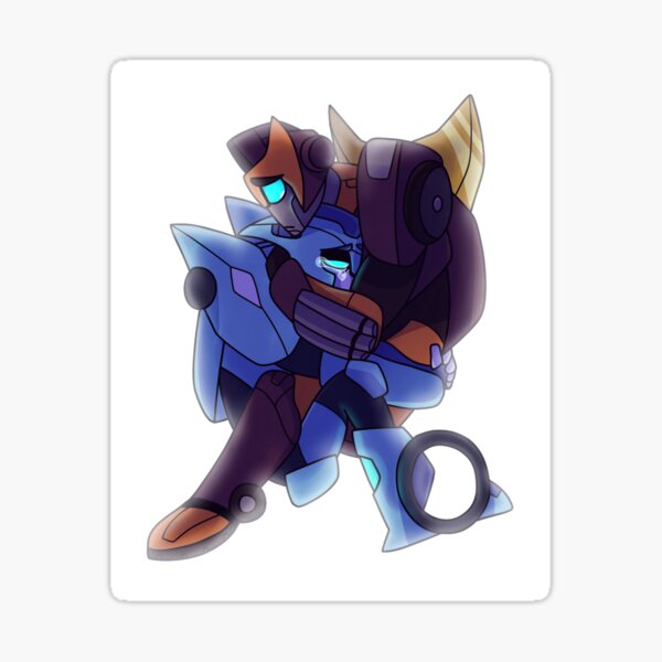 Vista previa del artículo con la obra «(TFA Blurr & Rodimus) coma bebé», diseñado y vendido por SighFur.