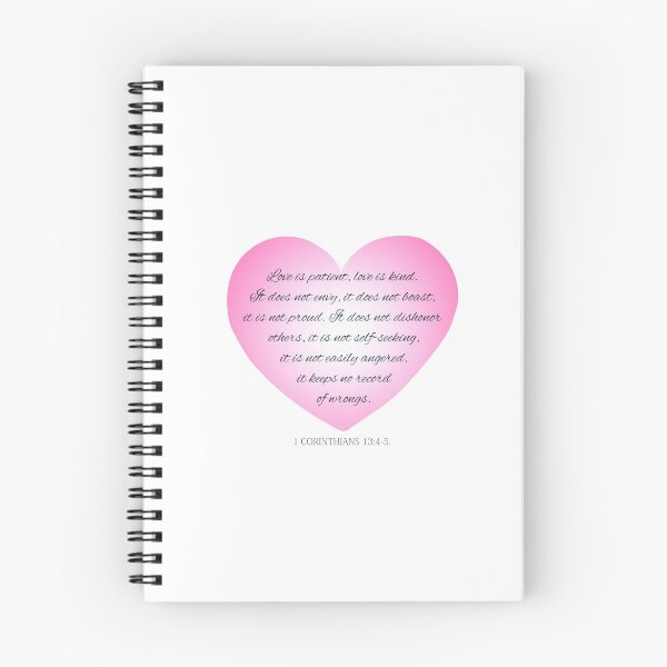 Item preview, Inspirational Love Bible Verse Valentine's Day Calligraphy designed and sold by Hommie9977.