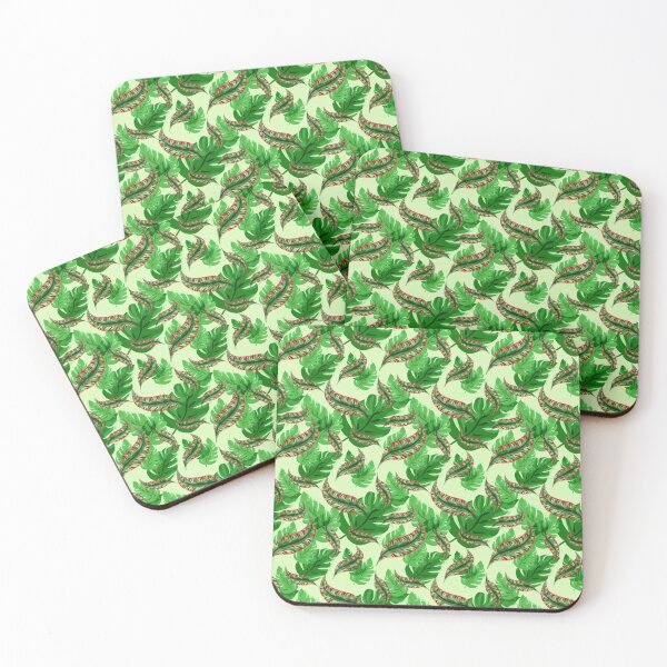 Artikelvorschau, Toucan Tropical Leaves in Lime entworfen und verkauft von Sharon Schwalbe.