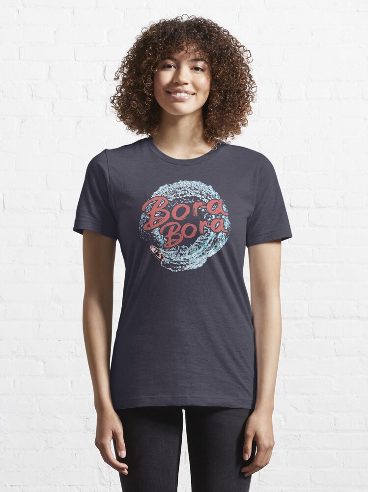 Alternate view of Bora Bora Boating French Polynesian Sportfishing Essential T-Shirt