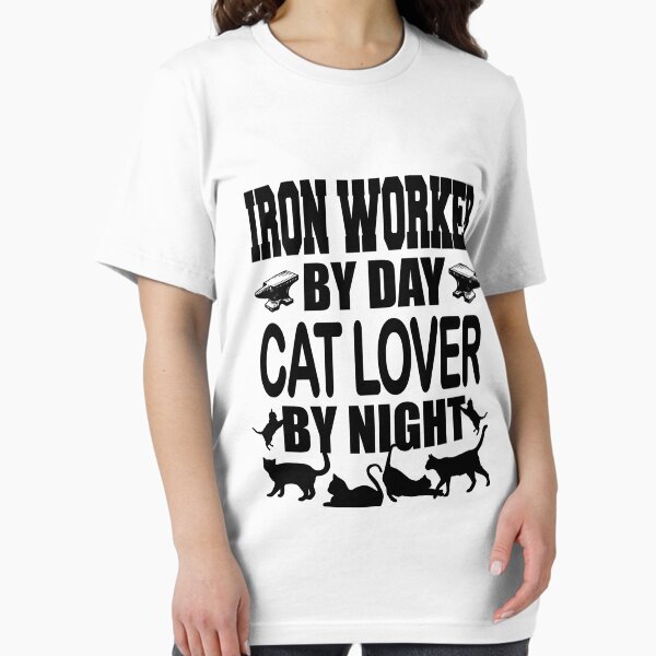 Ironworker by Day cat lover by night Essential T-Shirt