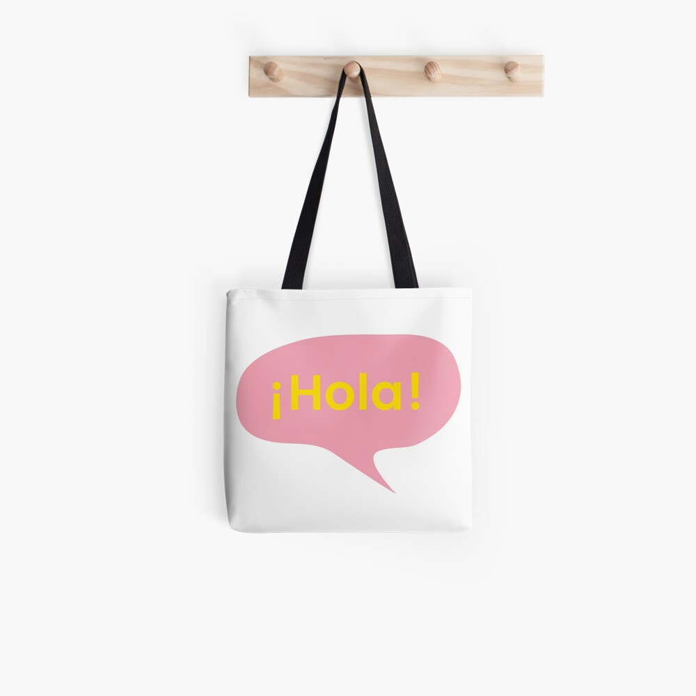 ¡Hola! Bolsa de tela
