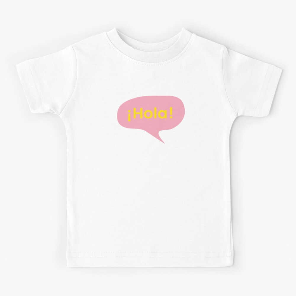 ¡Hola! Camiseta para niños
