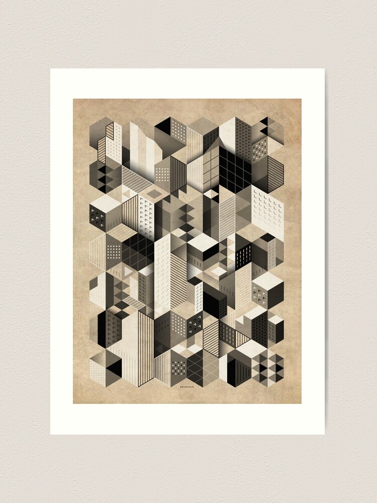 Alternate view of Skyscrapercity Art Print
