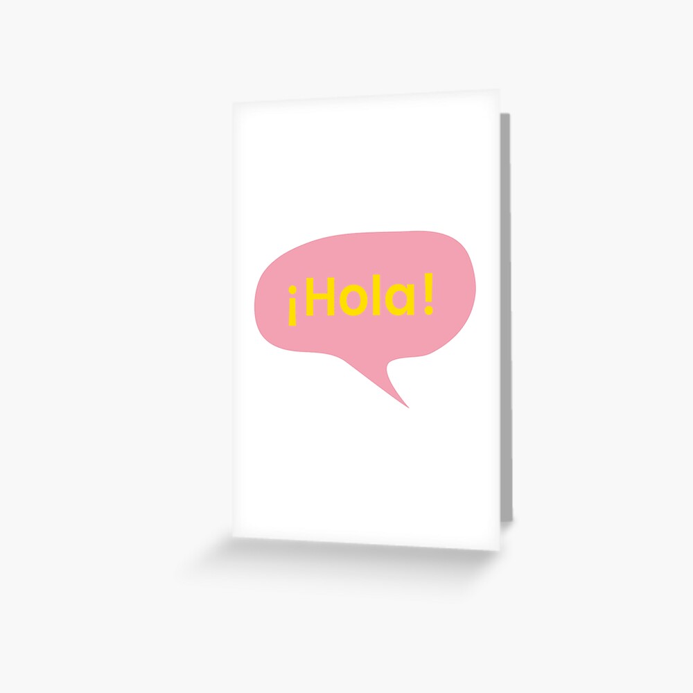 ¡Hola! Tarjetas de felicitación