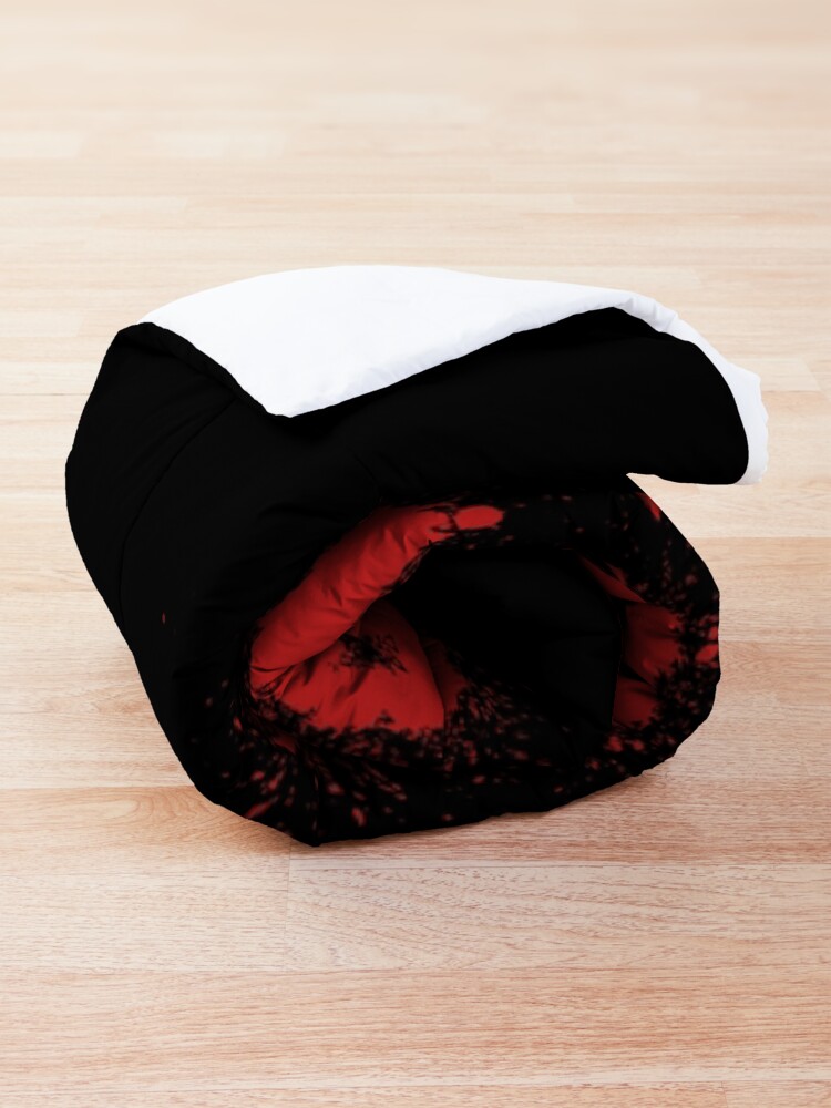 Alternate view of Dexter Was Here Blood Splatter Comforter