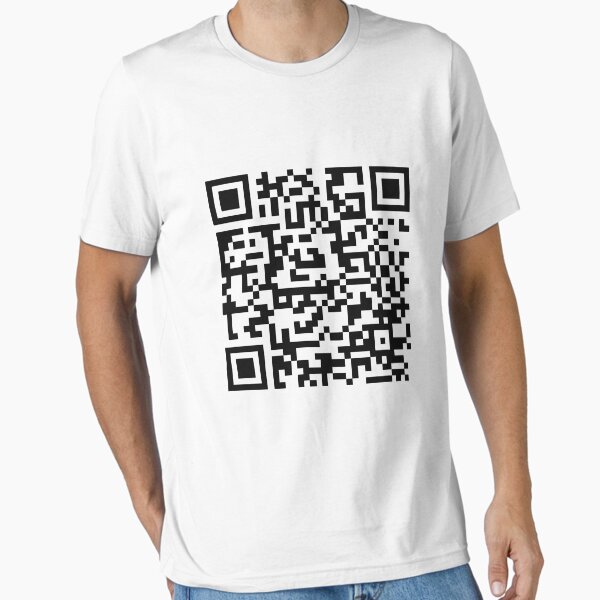Item preview, Rick Roll QR t-shirt designed and sold by albertot.