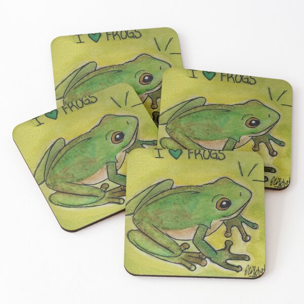 Item preview, Frog sticker designed and sold by Elizabeth  Howell.