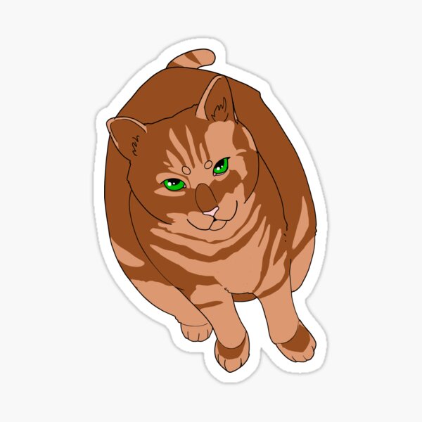 Chad Cat Sticker for Sale by Tristan Sears