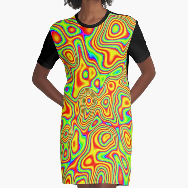 Want colors? Graphic T-Shirt Dress