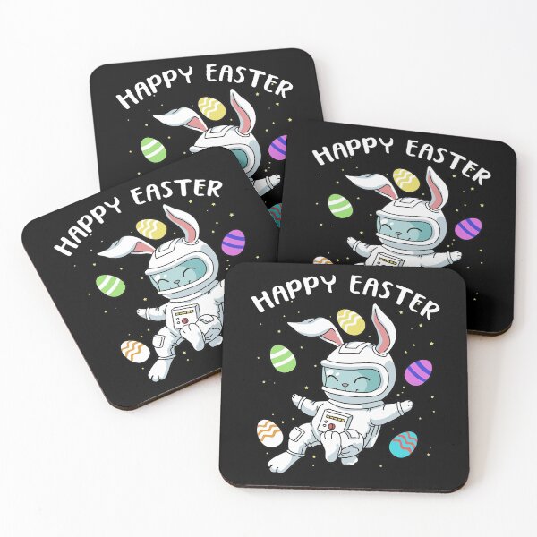 Artikelvorschau, Glückliches Ostern-Geschenk-Mädchen-Jungen-Osterei-Astronauten-Häschen entworfen und verkauft von DSWShirts.