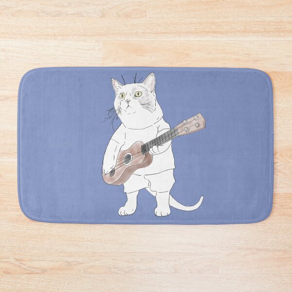 Item preview, Cool Cat Playing a Ukulele  designed and sold by madtoyman.