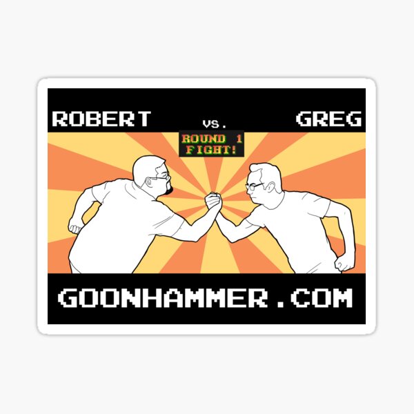 ROB VS GREG NOVA 2019 Sticker