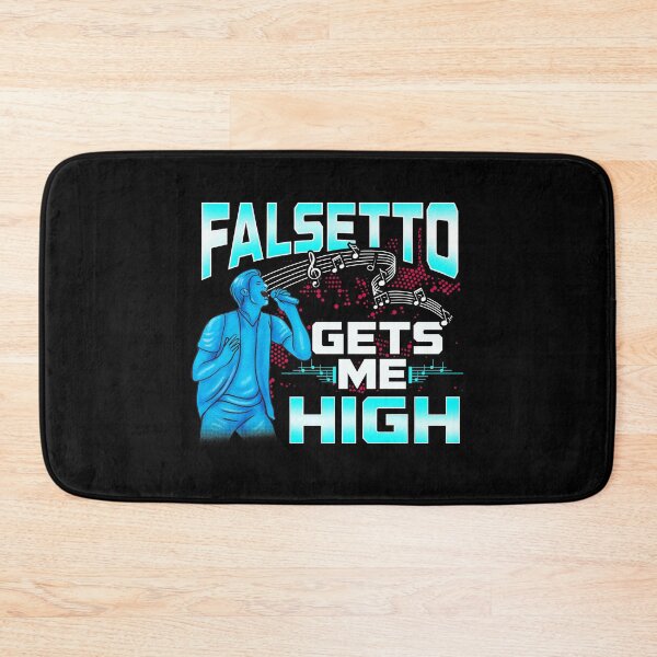 Item preview, Falsetto Gets Me High Male Tenor Singer Performer design designed and sold by phoxydesign.