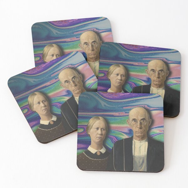 Item preview, American Gothic Modern Edit Artwork designed and sold by tomfewings.