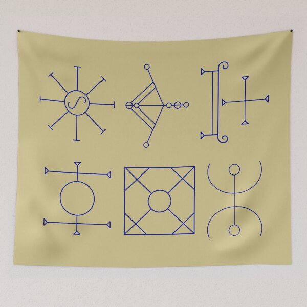 Item preview, [blue+tan] Ritual Symbol, Incanter Collection designed and sold by LegaciesLARP.