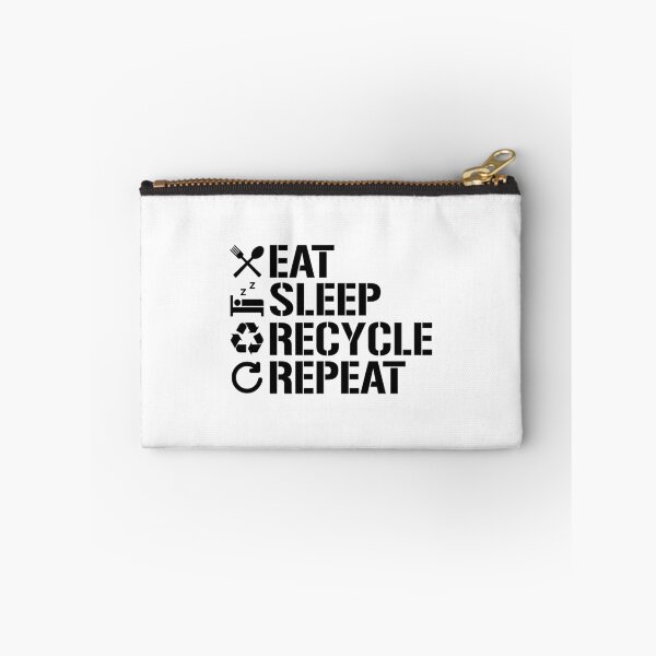 Item preview, Eat Sleep Recycle Repeat Ecofriendly Environment designed and sold by phoxydesign.