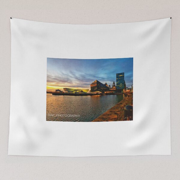 Item preview, Sunset at The Royal Albert Dock  designed and sold by Riacphotography.