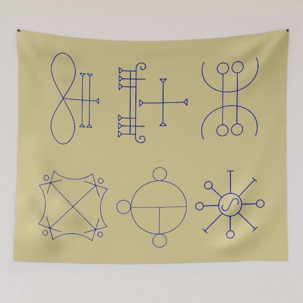 Item preview, [blue+tan] Ritual Symbol, Archon Collection designed and sold by LegaciesLARP.