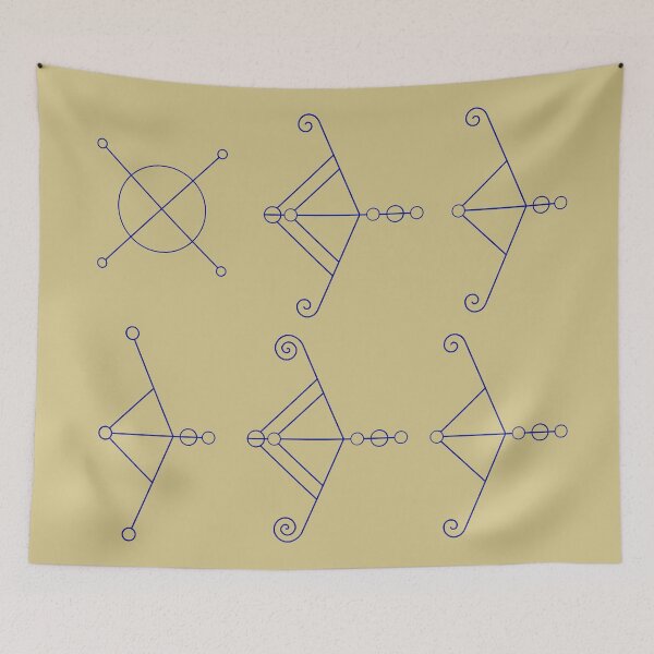 Item preview, [blue+tan] Ritual Symbol, Common Collection designed and sold by LegaciesLARP.