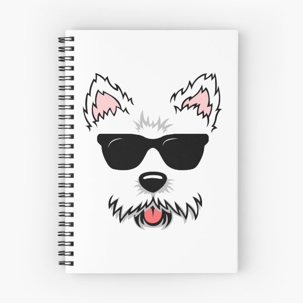 Item preview, Cute White Terrier Westie Dog Face with Sunglasses for Westie Lovers designed and sold by phoxydesign.