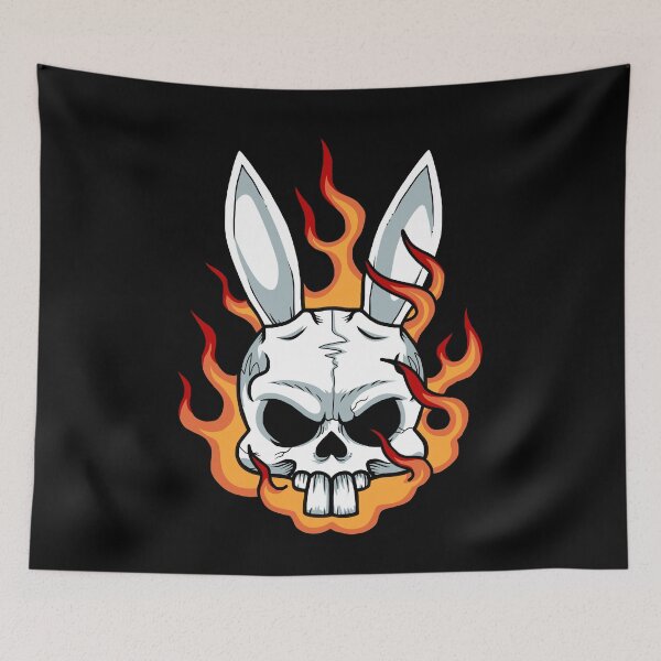 Item preview, Easter Bunny Skull Death Metal Metalhead Heavy Metal designed and sold by DSWShirts.
