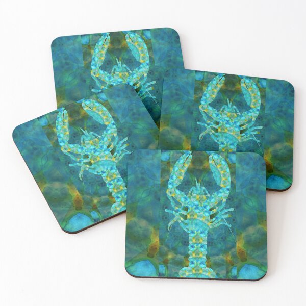 Item preview, Beach Mandala Lobster Art - Sharon Cummings designed and sold by Sharon Cummings Art.