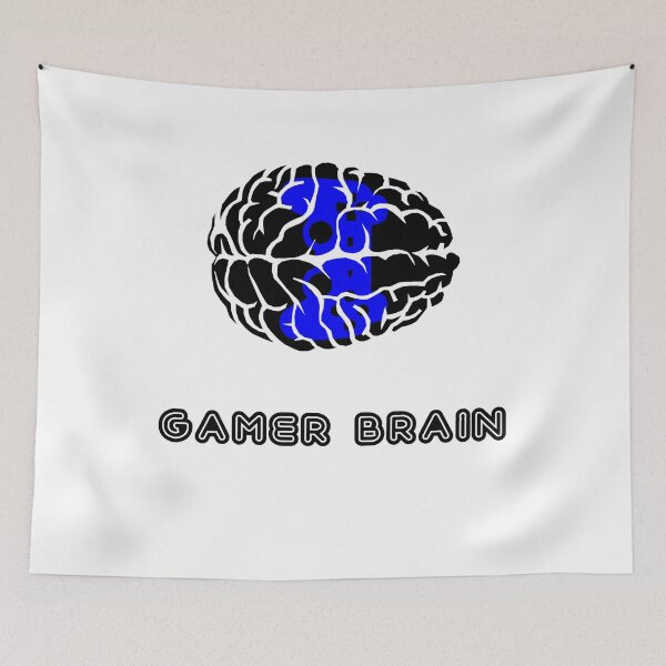 Item preview, Gamer brain with controller designed and sold by DerNerd.