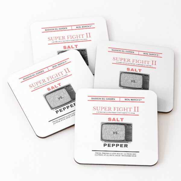 Item preview, Salt vs. Pepper Epic TV Static Fight designed and sold by kingroy.