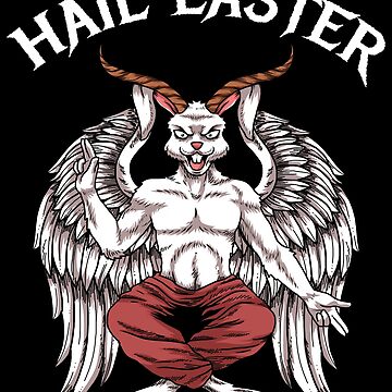 Baphomet Satanic Crosses With Hail Satan Tapestry Hippie Satanic