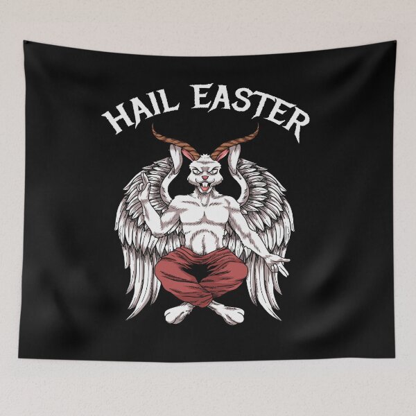 Item preview, Hail Easter Baphomet Lucifer 666 Satanism Hail Satan designed and sold by DSWShirts.