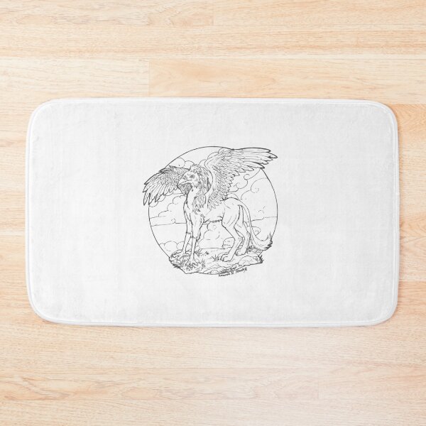 Item preview, Gryphon Perched  designed and sold by Amanda Stanley.