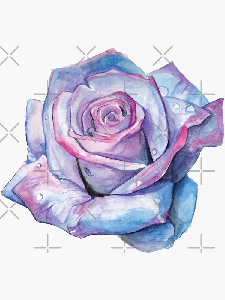 Watercolour Rose by SMalik