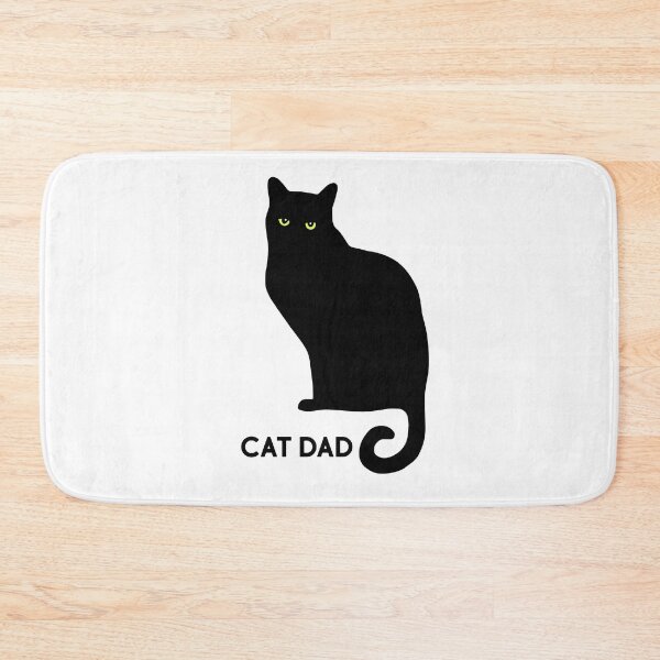 Item preview, Cute Cat Dad Black Cat for Men, Boys, and Cat Lovers designed and sold by Camille Woodward.